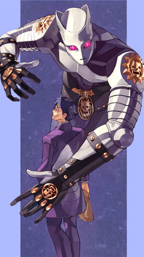 Download Jojo Phone Killer Queen And Kira Wallpaper