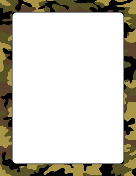 Camouflage Page Border Free Downloads At