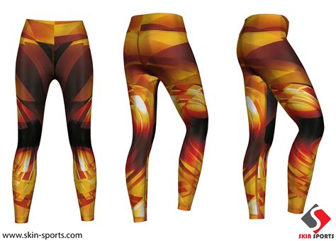 Women Fitness Leggings Made Of Sublimation Printed Lycra Fabric Flat Lock Stitching