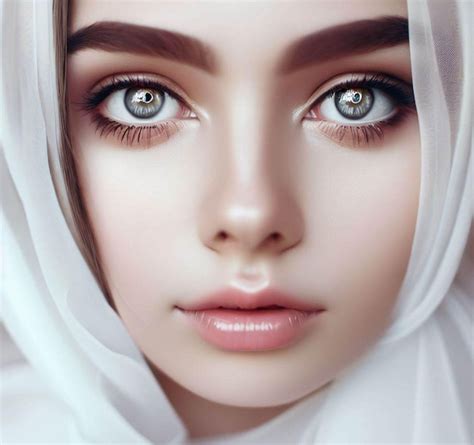 Premium Ai Image Beautiful Muslim Girl Wearing Hijab