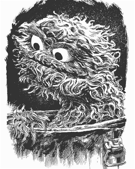 oscar the grouch by andy bennett in j hollon s misc acquisitions comic art gallery room