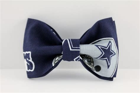 Nfl Dallas Cowboys Bow Tie Nfl Bow Tie Cowboys Bow Tie Etsy Nfl