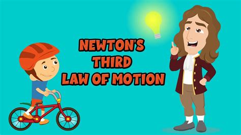 Newtons Third Law Of Motion Newtons Law Video For Kids Youtube