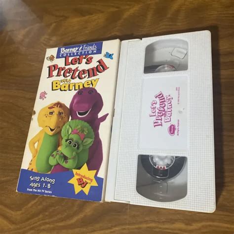 Barney Friends Let S Pretend With Barney Vhs Mitsingen Stellt