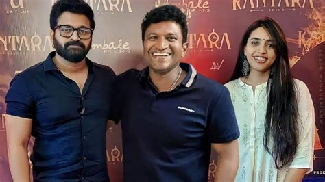 Puneeth Rajkumars Edited Photo With Rishab Shetty Sapthami Gowda Goes Viral