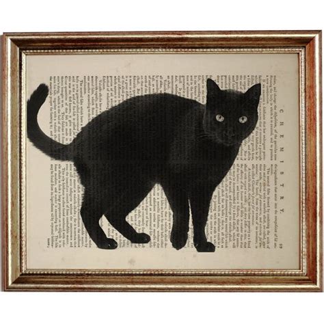 Il Black Cat Print Black Cat Art Art Print Su Di Printstall Black Cat