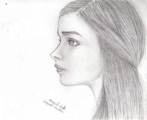 Image Result For Half Face Drawing Side Face Drawing Face Drawing