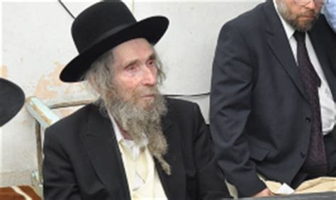 Rabbi Shteinman Suffering From Weakness And Fever Israel National