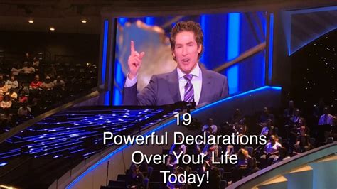 Joel Osteen Claim Your Promise 19 Powerful Declarations Over Your