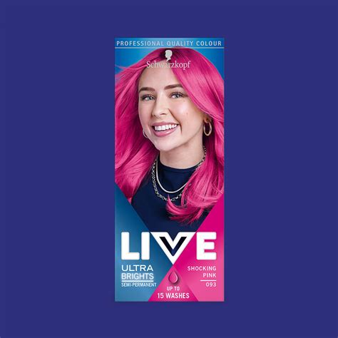 093 Shocking Pink Hair Dye By Live
