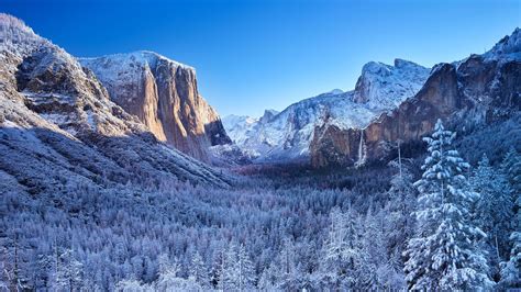 2560x1440 Yosemite Winter Morning 4k 1440p Resolution Hd 4k Wallpapers