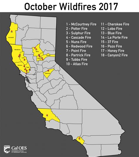 California Forest Fire Map Printable Maps