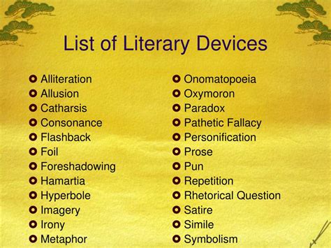 Ppt Literary Devices Powerpoint Presentation Free Download Id2207839