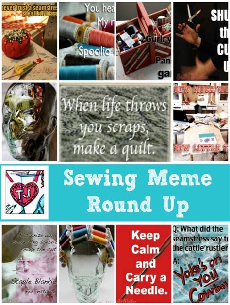 sewing meme round up the sewing loft
