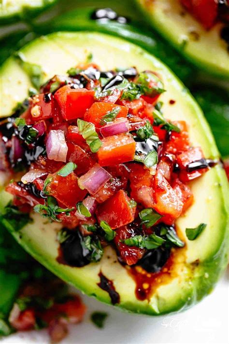 Take Creamy Avocados To A Different Level With Bruschetta Stuffed