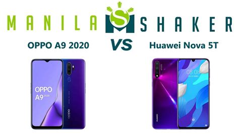 Huawei, till the year 2018, was not a company that was known too much outside china. OPPO A9 2020 vs Huawei Nova 5T Specs Comparison - Best Mid ...