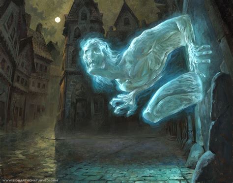 Ghost By Sidharthchaturvedi On Deviantart Fantasy Creatures Dark Fantasy Spirit Ghost