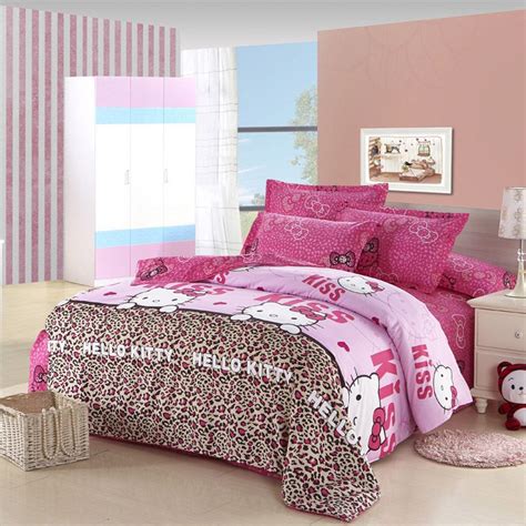 Queen bedding sets comforter sets hello kitty lit kitty king hello kitty characters colorful bedding rainbow candy miss kitty quilt cover finding best online sky blue rosy hello kitty diamond check prints comforter set single/twin full/queen king size bed cover girls bedding bedclothes? Wholesale Hello Kitty Bedding Set 100%Cotton Cartoon Bed ...