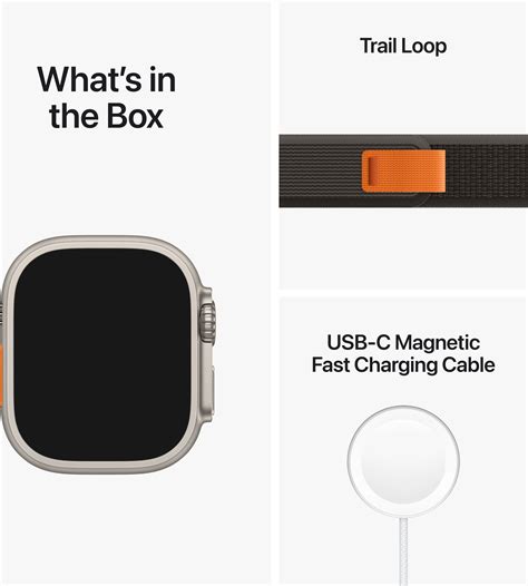 Apple Watch Ultra Gps Cellular 49mm Titanium Case With Blackgray