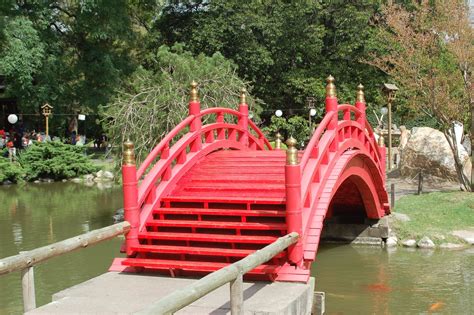 Free Red Bridge Stock Photo