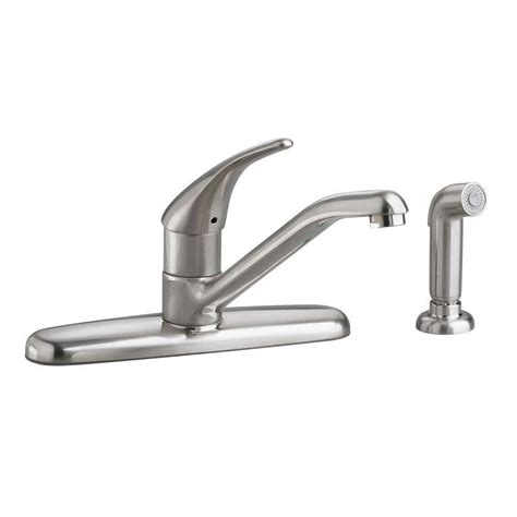 American standard kitchen faucets with sprayer. American Standard Colony Soft Single-Handle Standard ...