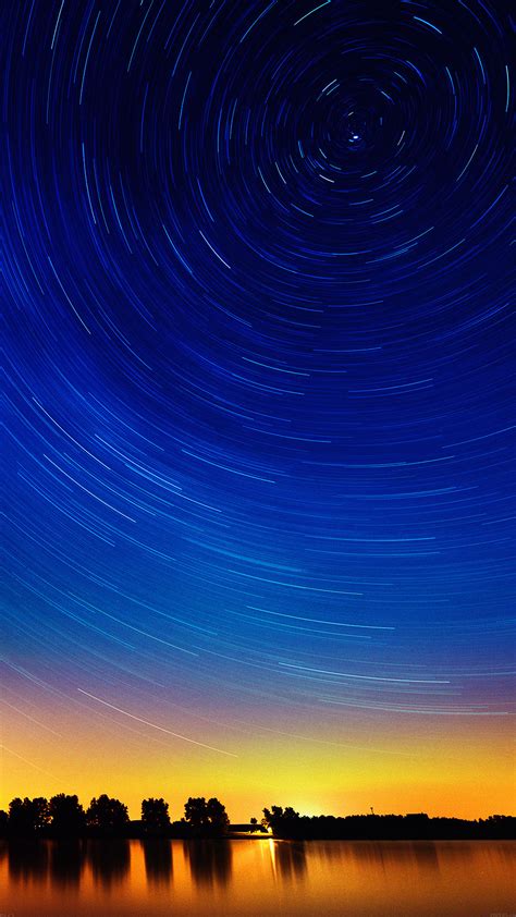 See more ideas about wallpaper, blue star wallpaper, star wallpaper. Sunset Lake Circle Stars Sky Smartphone Wallpaper ⋆ GetPhotos