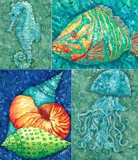 1000 Images About Sea Life Art On Pinterest Natural
