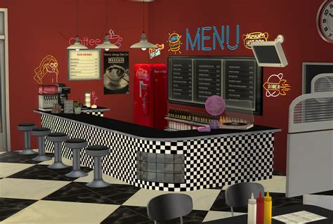 Sims 4 Diner Cc Mods Lots All Free Fandomspot In 2022 Sims