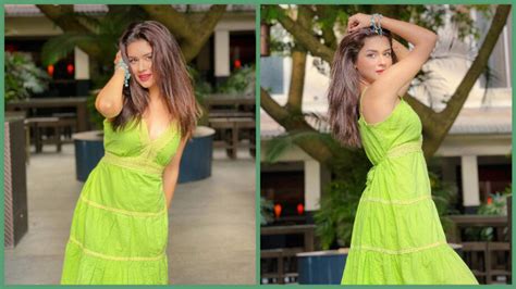 The Green Dress Looks Of Avneet Kaur Will Definitely Steal Your Heart Dont Miss Those Looks