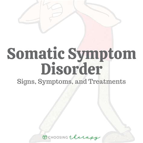 Somatic Symptom Disorder Signs Symptoms And Treatments