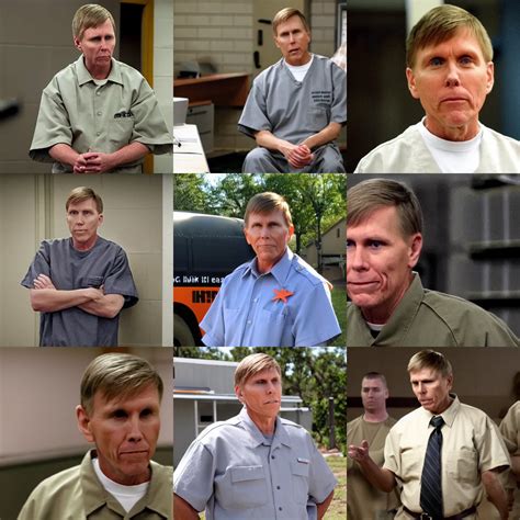 pastor kent hovind in prison uniform, still from | Stable Diffusion