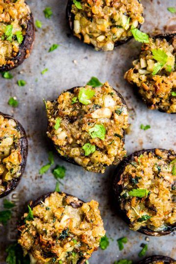 Easy Stuffed Mushrooms With Garlic And Parmesan