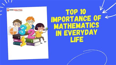 Top 10 Importance Of Mathematics In Everyday Life Youtube