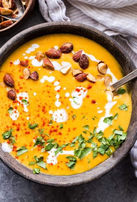 This Creamy Red Lentil Butternut Squash Soup Is A Healthy And Delicious