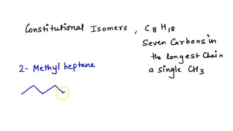 solved draw all constitutional isomers having molecular formula c8h18 that contain seven