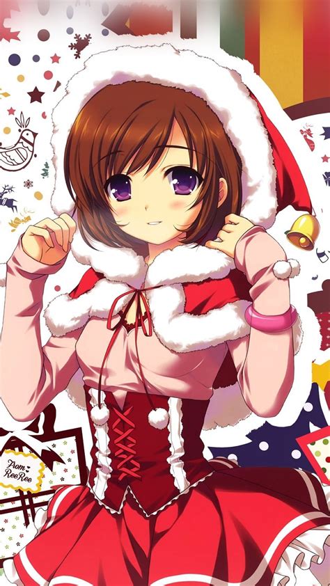 11 Christmas Anime Wallpaper 4k Cute Anime Girl Chris