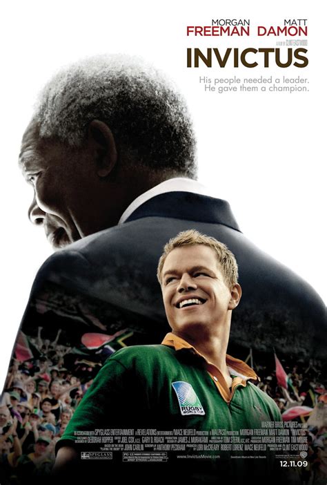 What i learned from nelson mandela. Invictus DVD Release Date May 18, 2010