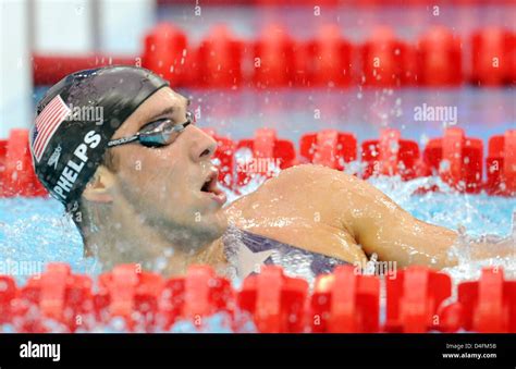 us swimmer michael phelps seen in the men s 4x200 freestyle relay final during the swimming