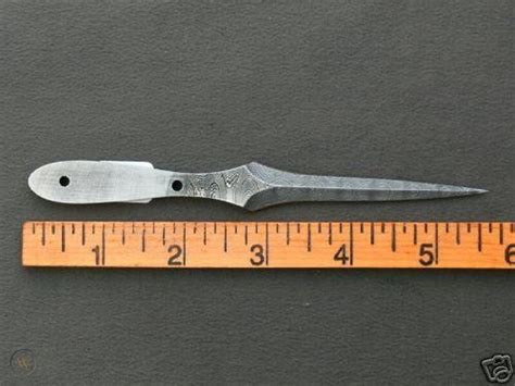 Damascus Steel Letter Opener Dagger Knife Blade Blank 17587591