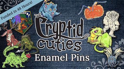 Cryptid Cuties Enamel Pins Of Fantastic Creatures
