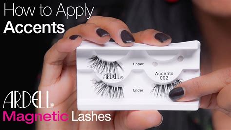 how to apply magnetic eyelashes ardell