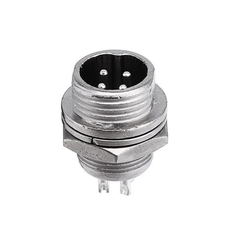 Gx12 4pin 12mm Male And Female Wire Panel Circular Connector Aviation So