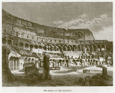 The Arena Of The Coliseum Stock Image Look And Learn