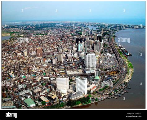 Aerial Photograph Of Lagos Nigeria Lagos Is Located In South West