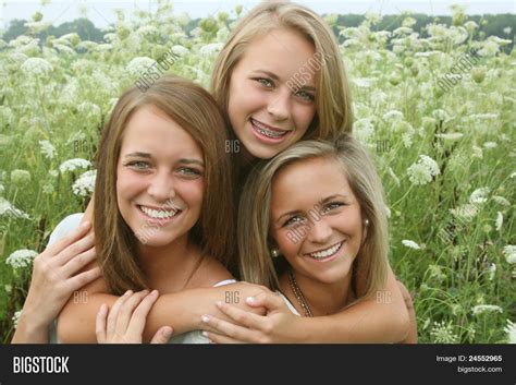 Three Beautiful Sisters Image And Photo Bigstock