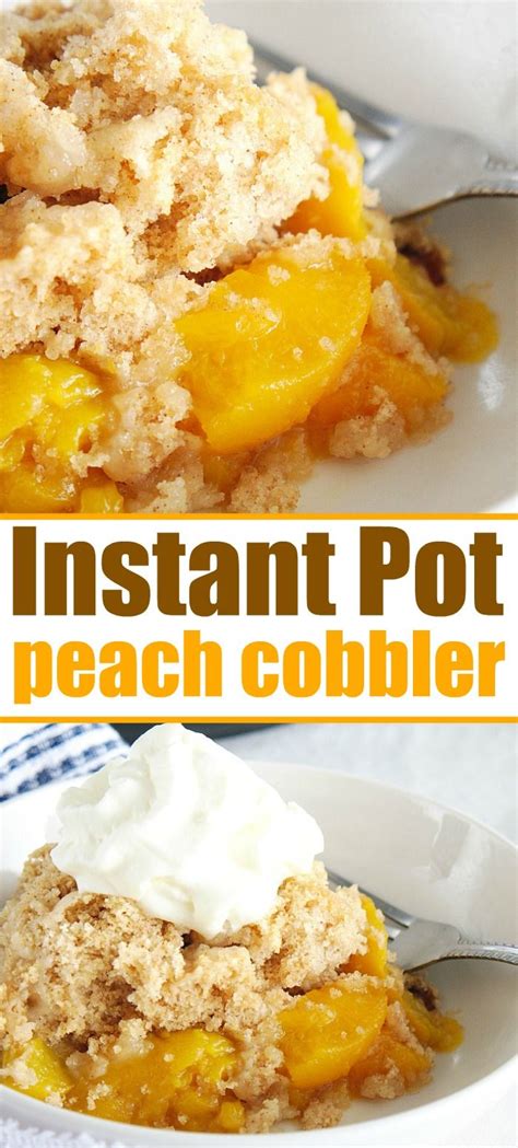 We bring you a simple recipe to make fruit cake at home.enjoy the freshness of nuts, fruits in home baked cake… Best Instant Pot peach cobbler you can make in your ...