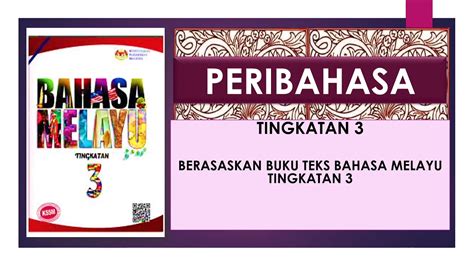 Bahasa Melayu Tingkatan 3 Buku Teks  Buku Teks Digital Bahasa Melayu