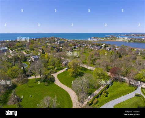 Historic Mansions And Cliff Walk In Bellevue Avenue Historic District