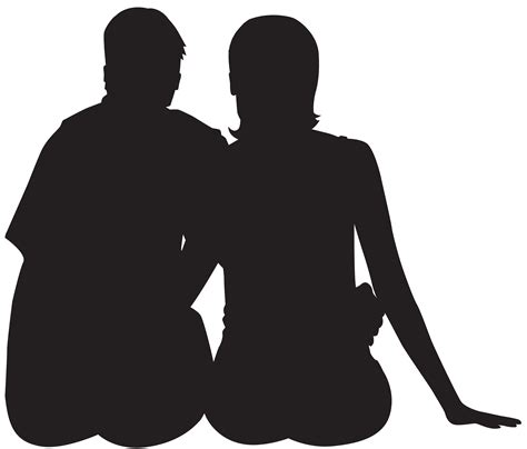 Sitting Couple Silhouette Png Clip Art Image Gallery Yopriceville