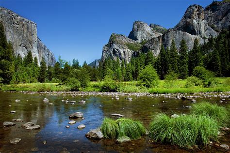 Merced River Yosemite National Park By Geri Lavrov